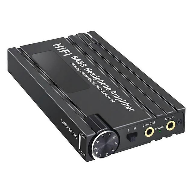 HiFi Bluetooth Headphone Amplifier Portable HiFi Earphone Amp with Bass Volume Control for MP3/MP4/P