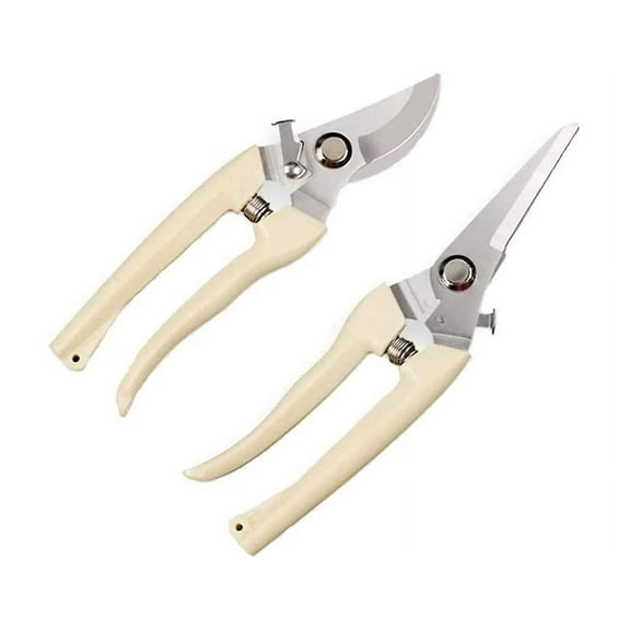 2PACK Garden Pruning Shears Scissors for Bypass Gardening Trimmers Tools
