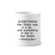 thumbnail image 1 of Cepillo de dientes titular de la pluma Mug de ceramica blanca taza 350ml, 1 of 2