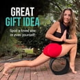 thumbnail image 5 of Extra Wide Yoga Wheel, Mini Yoga Wheel - Beginner Friendly Yoga Kit, 5 of 6
