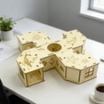 thumbnail image 6 of Modular Hamster Exercise Track, DIY Wooden Small Pet Activity Playground with Interconnecting Channels, Interactive Obstacle Course for Enrichment, 1 Set, 6 of 8
