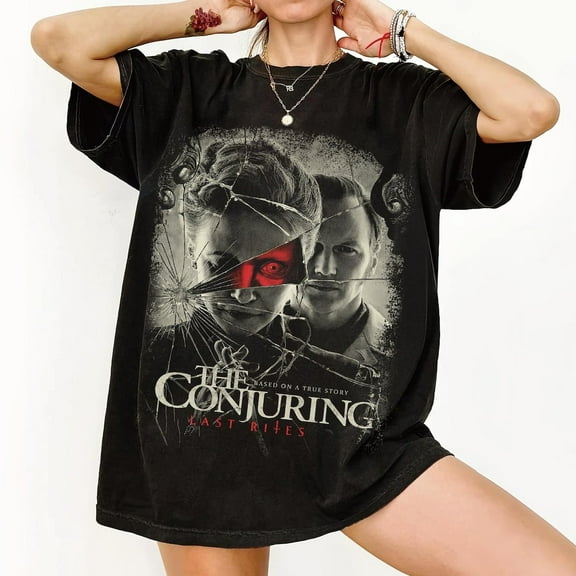 The Conjuring Last Rites 2025 Shirt, Horror Movie T-Shirt, Ed and Lorraine Warren Tee, Halloween Scary Movie Gift for Fan Unisex