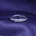 thumbnail image 2 of Spot Jewel 14K White Gold Rings for Women - 1.8 Ct Lab Diamond Princess Cut Wedding Ring - Simple Bezel Set Rings for Women - Classic Engagement Wedding Rings for Women - Gift Rings for Girls, 2 of 3