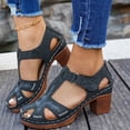 thumbnail image 5 of Closed Toe Sandals for Women Summer Ankle Strap Orthopedic Wedge Sandals with Arch Support Comfortable Wide Width Beach Sandal Hollow Out Breathable Outdoor Casual Walking Shoes, 5 of 8