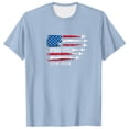 thumbnail image 3 of WEIWEN Mens 4th of July Tshirts Big and Tall American Flag Patriotic T Shirts for Man 250 Anniversary USA Shirt Air Force 250 Years 1776-2026 Oversized Tops Men's T-Shirts Light Blue, S, 3 of 5