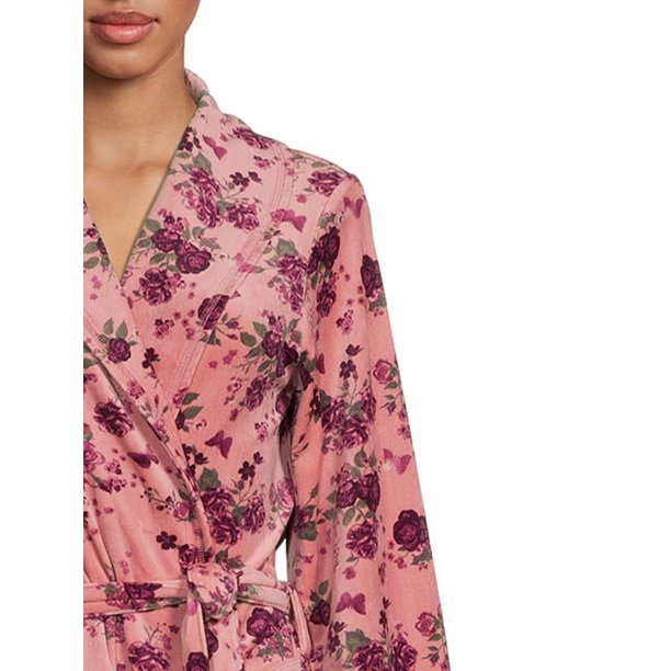 Jessica Simpson Women's Velour Robe Walmart Business Supplies