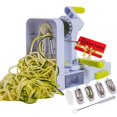 thumbnail image 1 of Brieftons Quickfold Espiralizador De 5 Hojas: Cortador En Espiral De Verduras Plegable, Versátil Y Compacto, La Mejor Máquina Para Hacer Espaguetis De Pasta Vegetariana Para Bajo Contenido De Carbohid, 1 of 1