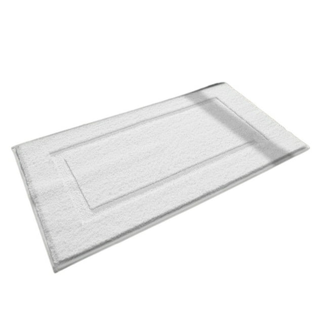 Wosthever Alfombrilla De Poliéster Para Baño - Cómoda Y Con Estilo Impermeable Y Durable Multifuncional Blanco 40*60cm Type2 NO2