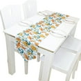 thumbnail image 5 of EREHome Ocean Starfish Anchor Table Runner 13x70 Inches Light Blue Table Top Decoration, 5 of 5