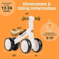 thumbnail image 4 of Bicicleta Balance Retrospec Cricket Baby Walker de 12 a 24 meses, 4 of 7