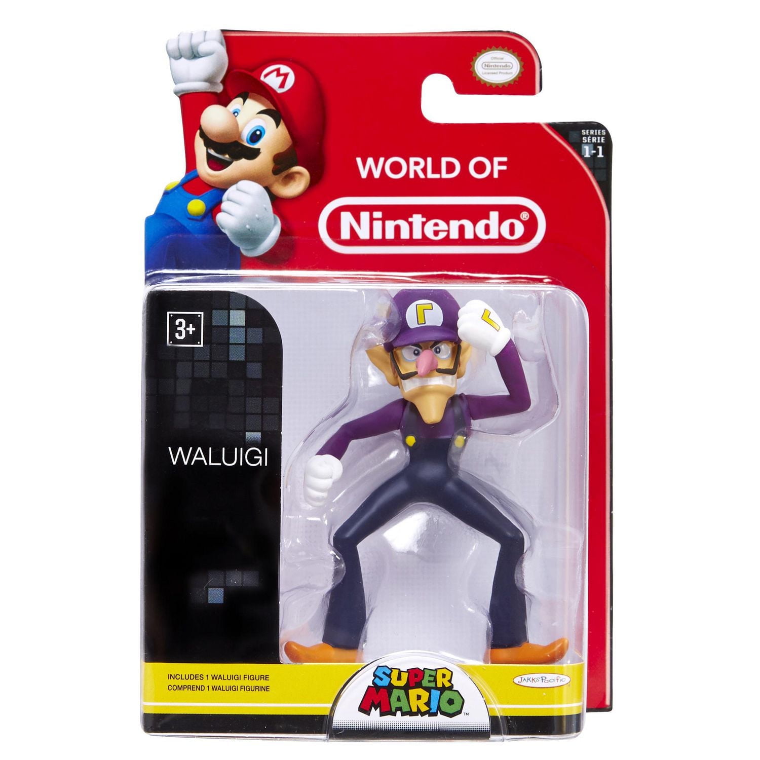 World of Nintendo 2.5" Figures - Waluigi