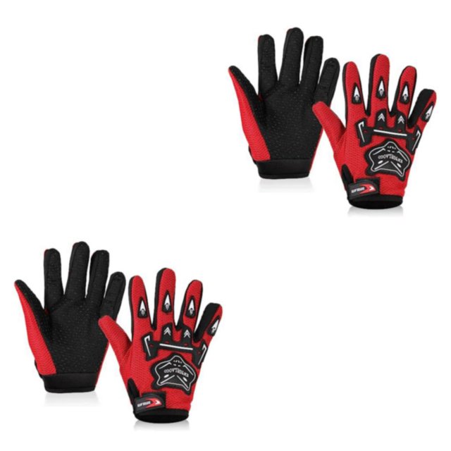 Thinsony Breathable And Anti-slip Winter Gloves For Motorcyclists Stay Comfortable And In Control All Winter red 2Set