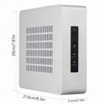 thumbnail image 6 of Zecic ITX Computer Case TA65 Mini Desktop Case Industrial Control HTPC PC Case Monitors, 6 of 8
