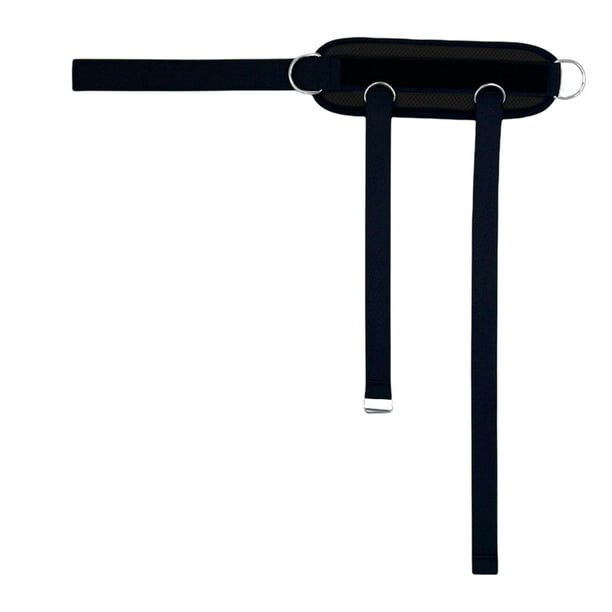 Correas para tobillos, ejercicios de piernas y caderas, accesorio ajustable para máquina de ejercicios. Negro 1 piezas