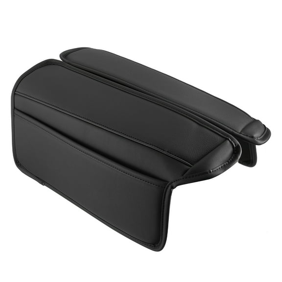 Unique Bargains 2 Pcs Center Console Armrest Cushion Soft Pad Arm Rest Cover Black for Nissan Rogue 2021-2023