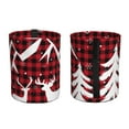 thumbnail image 2 of Naloa Christmas Buffalo Plaid Car Trash Can Garbage Car Accessories Trash Can Car Waste Bin for for Driver and Passenger Any Vehicle, 2 of 7