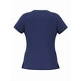 thumbnail image 4 of Women's 4 Way STRETCH Sweat Heart Neck Top with Zipper Cargo Scrub Pants, 4 of 9