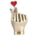 thumbnail image 3 of Heart Hands Sculpture, Modern Art Love Sculpture Aesthetic Statue, Romantic Home Decorations, Ambiance Enhancer for Bookshelf, Coffee Table, 3 of 9