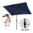 thumbnail image 4 of ACEGOSES 10 x 6.5ft Patio Umbrella with 6 Ribs Tilt and Crank Waterproof Sunshade Canopy for Garden,Yard,Navy Blue, 4 of 7