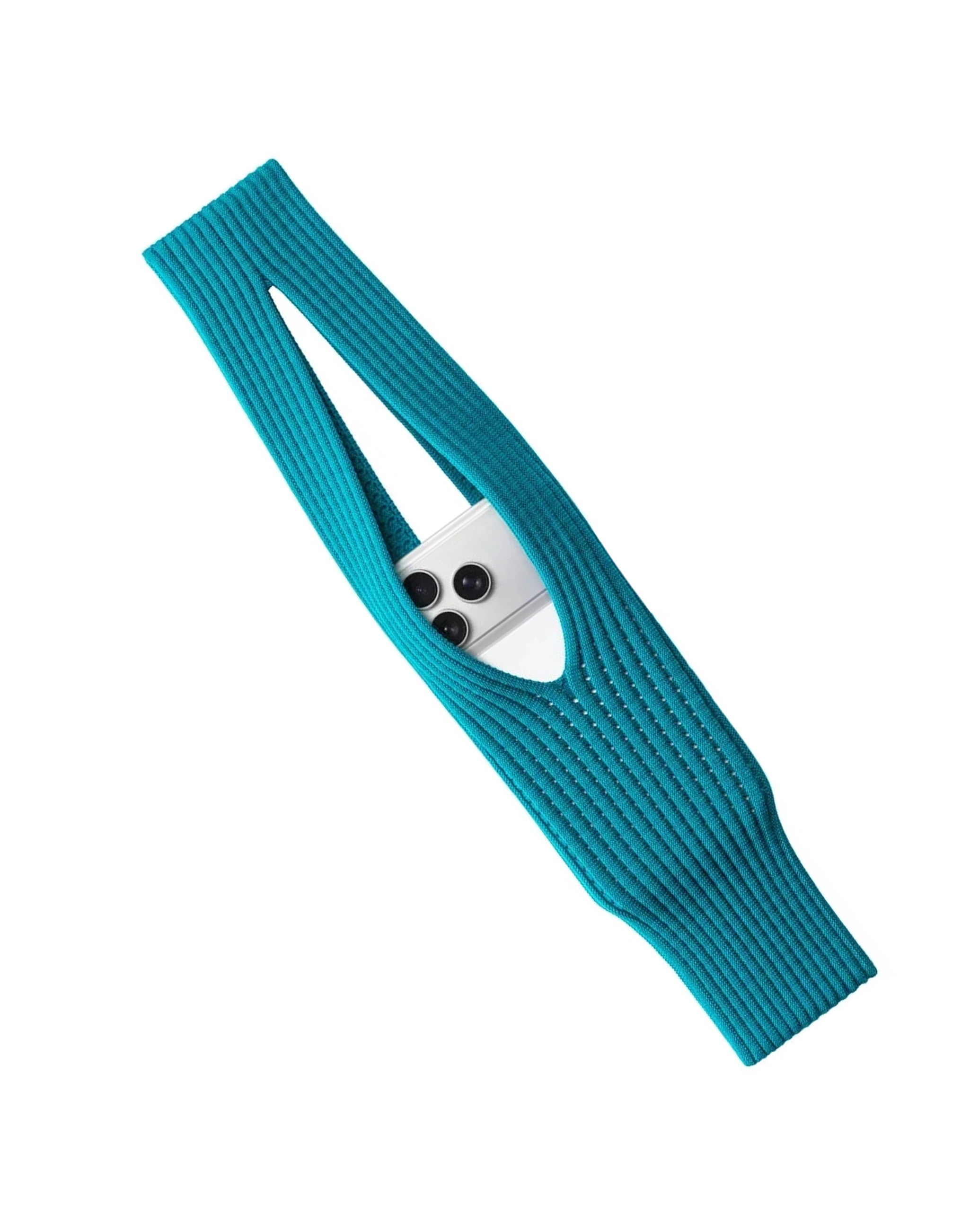 Long Flex-Knit Phone Sleeve - Teal