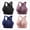 4pcs, variant on Top-kevin Women's Zip Front Sports Bras Wireless Padded Racerback Medium Support Post-Surgery Bra Yoga Exercise Athletic Bras