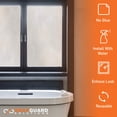 thumbnail image 3 of Snapguard Solutions Privacy Frosted - Silver Mist Glass Window Film (Static Cling, Non-Adhesive), 3 of 9