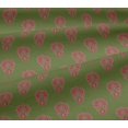thumbnail image 5 of oneOone Cotton Poplin Fabric Leaves & Floral Block Decor Fabric Printed BTY 56 Inch Wide, 5 of 5