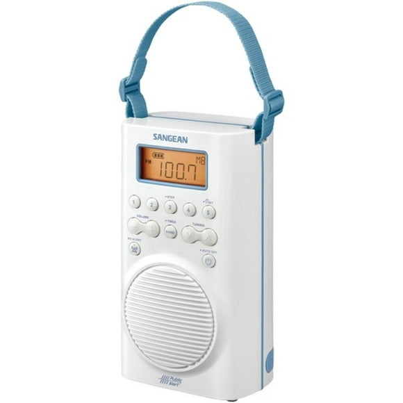 Sangean H205 AM-FM-Weather Alert Waterproof Shower Radio