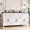 White, variant on Timagebreze Modern Farmhouse Coffee Bar 71" with 6 Barn Doors & 3 Drawers,Wood Sideboard for Living Room & Kitchen,Blue
