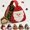 Red, variant on DIY Christmas Quilted Basket Sewing Kit,Fabric Christmas Storage Basket | Complete Santa Applique Craft Set with Pre-Cut Fabrics, Padding, Handles, Thread, Festive Holiday Gift for Beginners Crafters