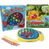 Elefun & friends hungry hungry hippos game + Pressman toy let's go fishin' game