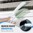 thumbnail image 6 of Window Blind Cleaner Duster Brush,New Blind Cleaning Tool for Vertical Blinds,Ceiling Fans and Car Vents,Home Cleaning,Blind Duster,White,1PC, 6 of 9