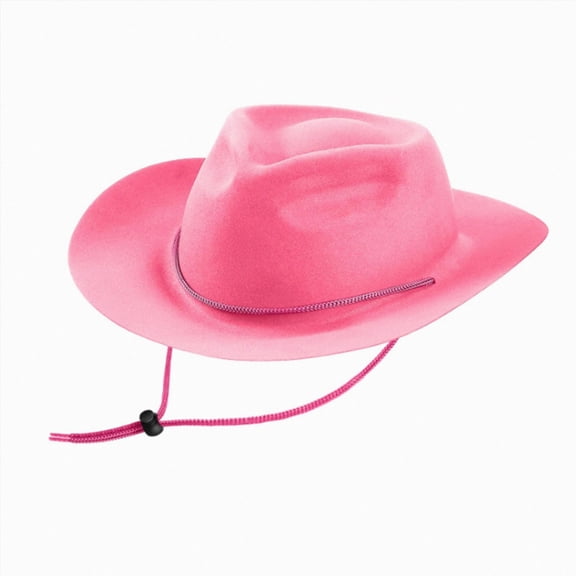 CAUYDY Sizes 2 3 4 5 Toddler Boys Girls Wide Brim Cowboy Hat Western Ranch Sun Hat for Kids 6 7 8 9 Years Youth Cowgirl Hats 10-14 Sizes 4-10 Years,Pink