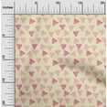 thumbnail image 1 of oneOone Cotton Cambric Fabric Triangle Block Print Fabric BTY 56 Inch Wide, 1 of 4