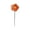 Orange 3, variant on Everlasting Garden Blooms - Handmade Metal Flower Garden Stake, Mini Bird Bath & Pollinator Water Station, Colorful Butterfly Bees Bath Bowl for Outdoor Garden Courtyard Decor