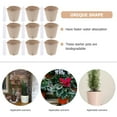 thumbnail image 7 of NICEXMAS Khaki Biodegradable Paper Plant Starter Pots for Home Gardening 50Sets, 7 of 7