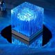 thumbnail image 2 of 17 Colors Dynamic Rotating Water Ripple Projector Night Light Crystal Lamp for Living Study Bedroom Atmosphere Light, 2 of 5
