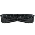 thumbnail image 6 of Power 7-SEAT Reclining Sofa, Faux Leather Sectional Couches for Living Room, Modular Recliner Sofa Livingroom Furniture Sets, 6 of 11