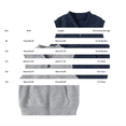 thumbnail image 2 of Kids Boys Girls Zip Up Sweatshirt Vest Sleeveless Baseball Collar Gilet Toddler Sports Waistcoat Light Fleece Lined Outerwear, 2 of 8
