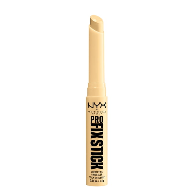 NYX PROFESSIONAL MAKEUP, Pro Fix Stick Correcting Concealer, Infused with hyaluronic acid, Cream formula - 0.3 Mid Yellow