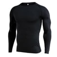 thumbnail image 3 of Men Summer Tops Men Shirt Small Mens Work Out Shirts Pack Workout Shirt V Neck Tee Shirts Spandex Long Sleeve Athletic Tops Long Sleeve Synthetic Tee Athletic Top Slipper C L, 3 of 4