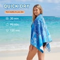 thumbnail image 4 of Inadays Beach Towel Sand Free Absorbent Lightweight Compact Warp-knitted Pool Towels for Swimming Camping Yoga Gym Travel Easy Pack Beach Essentials Accessories for Adults Women Men Vacation Gift, 4 of 7