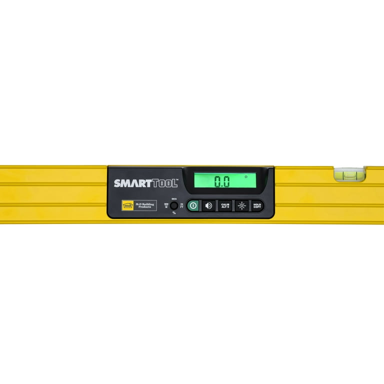 M-D Building Products 72-1/3" Gen3 SMARTTOOL Digital Level – Heavy-Duty Aluminum With Backlit Display