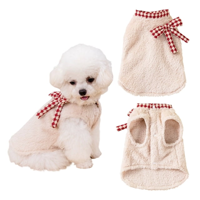 Hearth & Gear Cute Rocking Grain Bear Teddy Bow Sleeveless Vest For Everyday Indoor And Outdoor Wear. Pet Clothes Rack Pet Clothes Rack Small Pet Clothes for Small Dogs Girl Pet Clothes Closet Pet