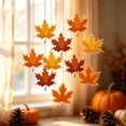 thumbnail image 6 of Fall Tree Ornaments,Maple Leaf Hanging Decorations,Maple Leaves Hanging Ceiling Decor,Mini thanksgiving Tree Decorations for thanksgiving Party Supplies Autumn Harvest Ceiling Hanging,Orange 8PCS, 6 of 7