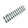 thumbnail image 2 of Soidarity 24 piezas de uñas postizas, accesorio de moda para mujer, puntas de uñas para el salón del hogar Juegos de manicura Verde oscuro brillante, 2 of 5