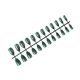 thumbnail image 1 of Minnieouse 24 piezas de uñas postizas bricolaje ABS Verde oscuro brillante CE011429-03, 1 of 5