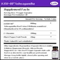 thumbnail image 2 of Liife KSM-66 Ashwagandha 600mg | with L-Theanine &Black Pepper| 60 Veggie Capsules | Calm,Support Restful Sleep, Relaxation, Energy, & Brain Health, 2 of 9
