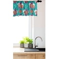 thumbnail image 3 of Ambesonne Floral Window Valance, Peony Bouquet Celebration Themed Illustration on Dotted Vintage Style Background, Curtain Valance for Kitchen Bedroom Decor with Rod Pocket, 54" X 18", Multicolor, 3 of 3
