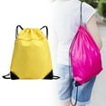 thumbnail image 6 of Abbraccia Drawstring Backpack Sports Drawstring Backpack Daypack Sturdy Portable Large Capacity Swimming Bag Basketball Bag for Camping Yellow, 6 of 9